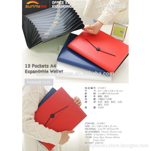 custom plastic file folder briefcase with a4 size ,pp,pvc, leather